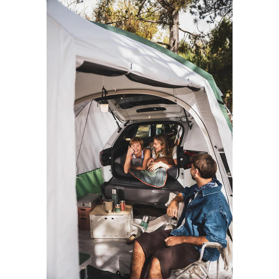 Lámpara de camping recargable, USB 120 lúmenes, BL120 verde - Image 11