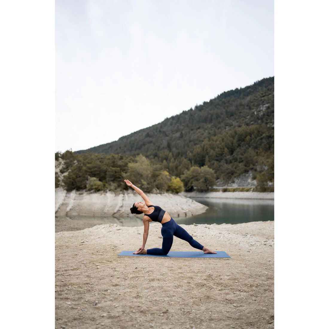 LEGGINGS 7/8 SIN COSTURAS YOGA DINÁMICO M AZUL OSCURO JASPEADO - Image 11