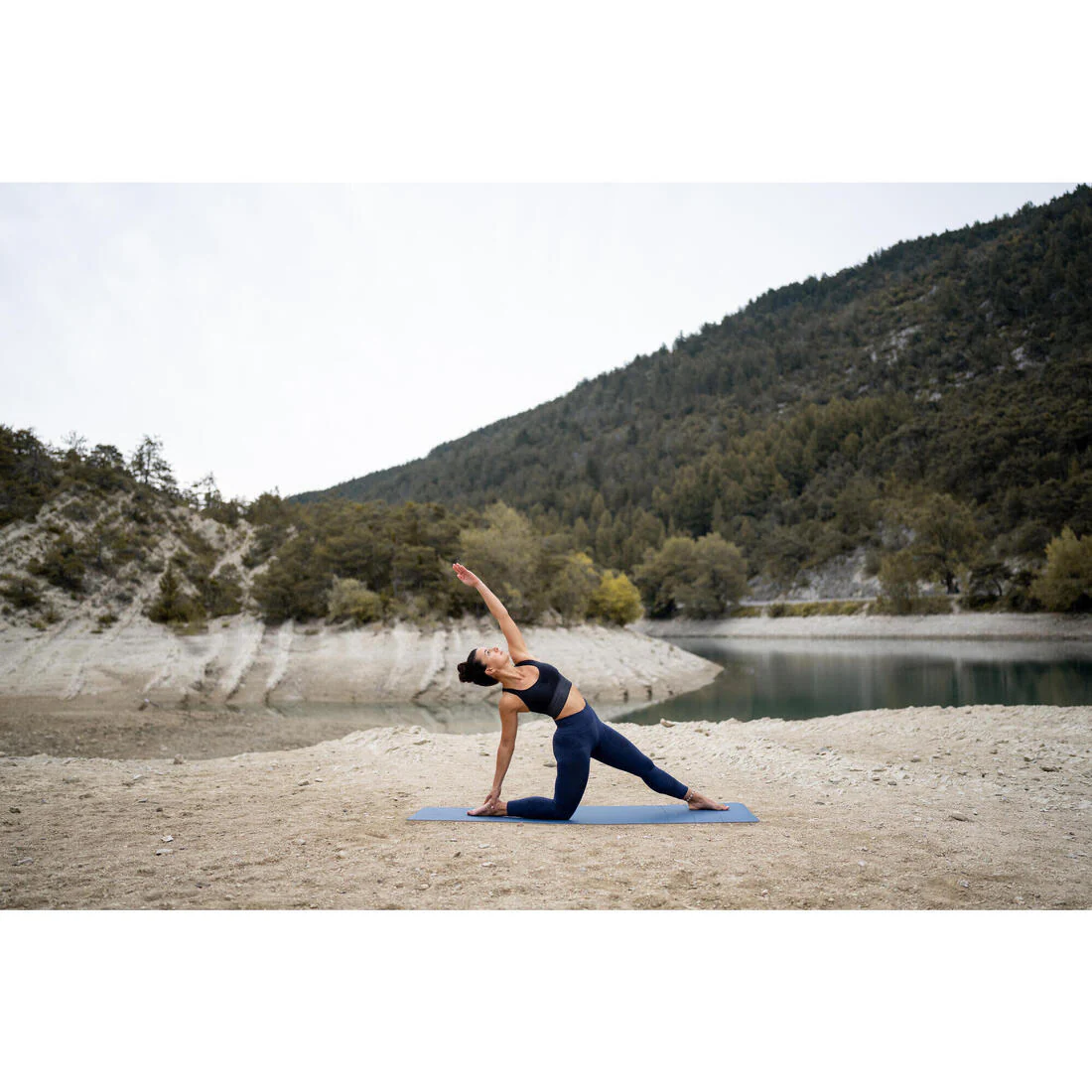 LEGGINGS 7/8 SIN COSTURAS YOGA DINÁMICO M AZUL OSCURO JASPEADO - Image 12
