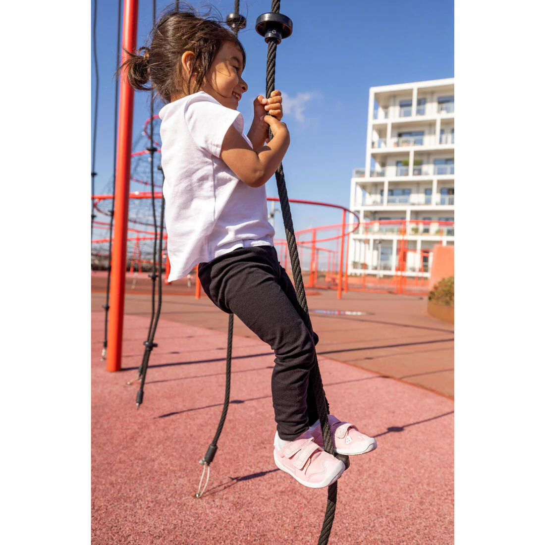 Leggings básicos de algodón negros para niños - Image 6