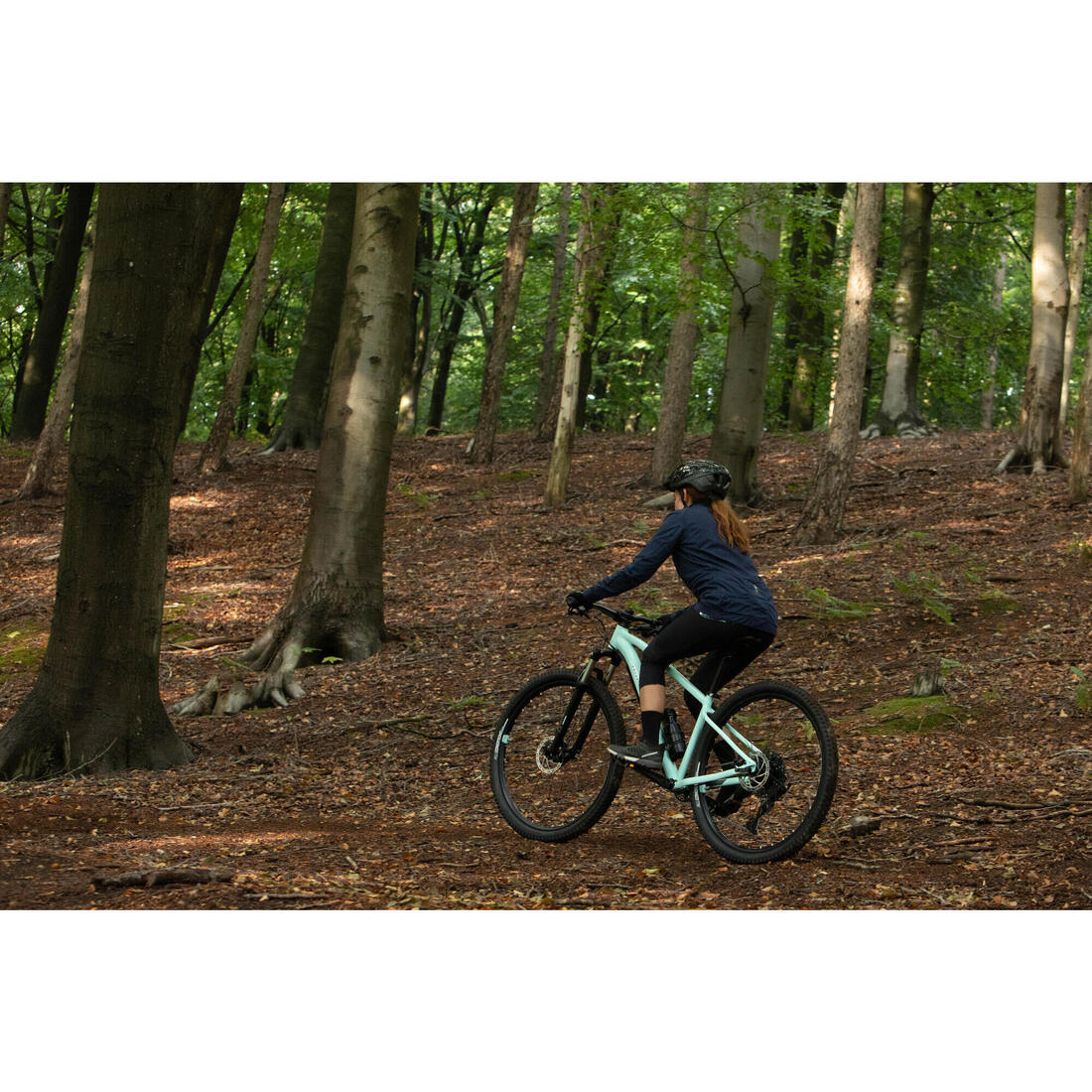 Leggings Ciclismo MTB Explore 500 Mujer Negro - Image 15