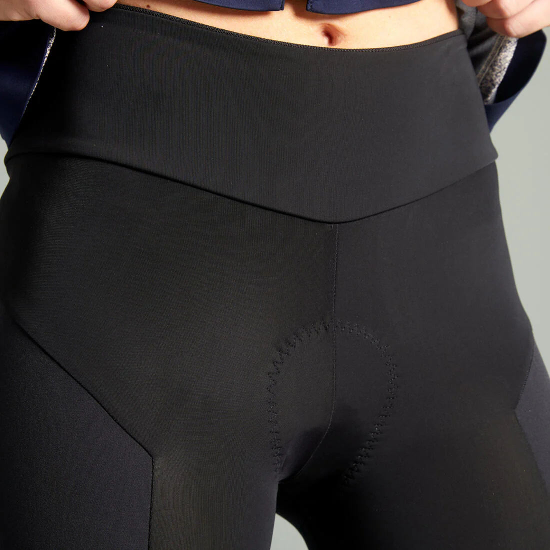 Leggings Ciclismo MTB Explore 500 Mujer Negro - Image 4