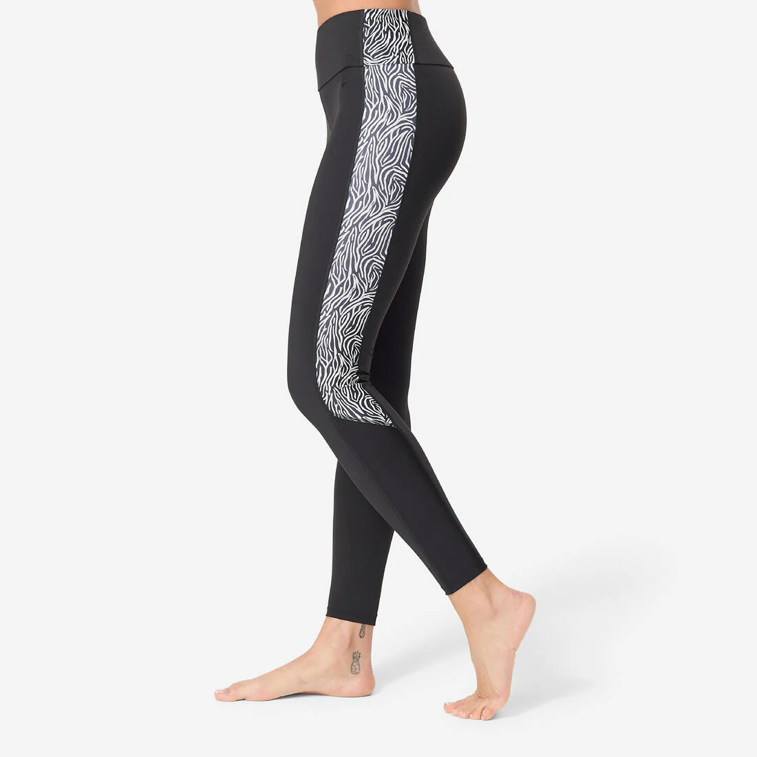 Leggings de aquagym/aquabike negros para mujer Monica - Image 2