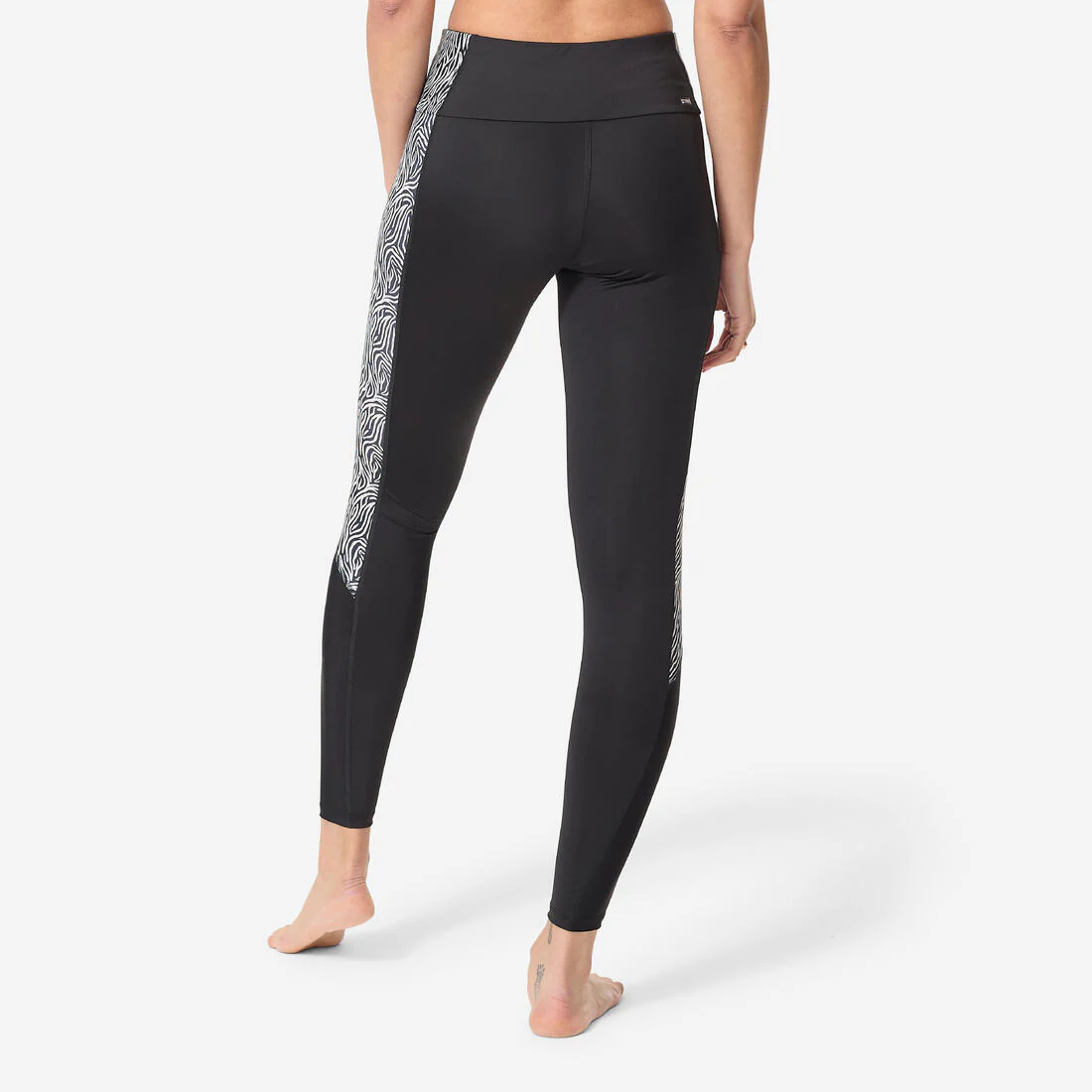 Leggings de aquagym/aquabike negros para mujer Monica - Image 4