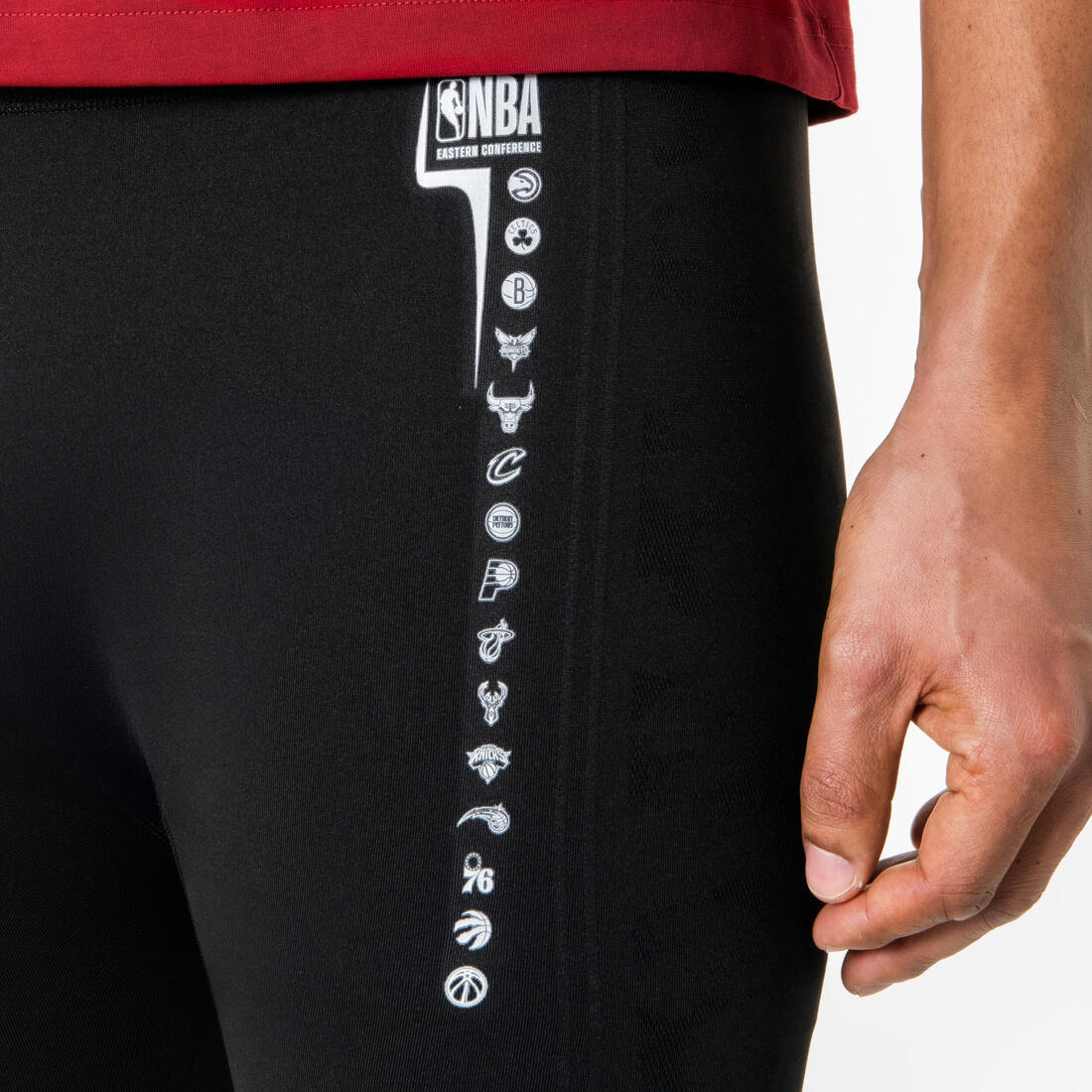 Leggings de básquet 3/4 NBA hombre - TIGHT 900 negro - Image 3