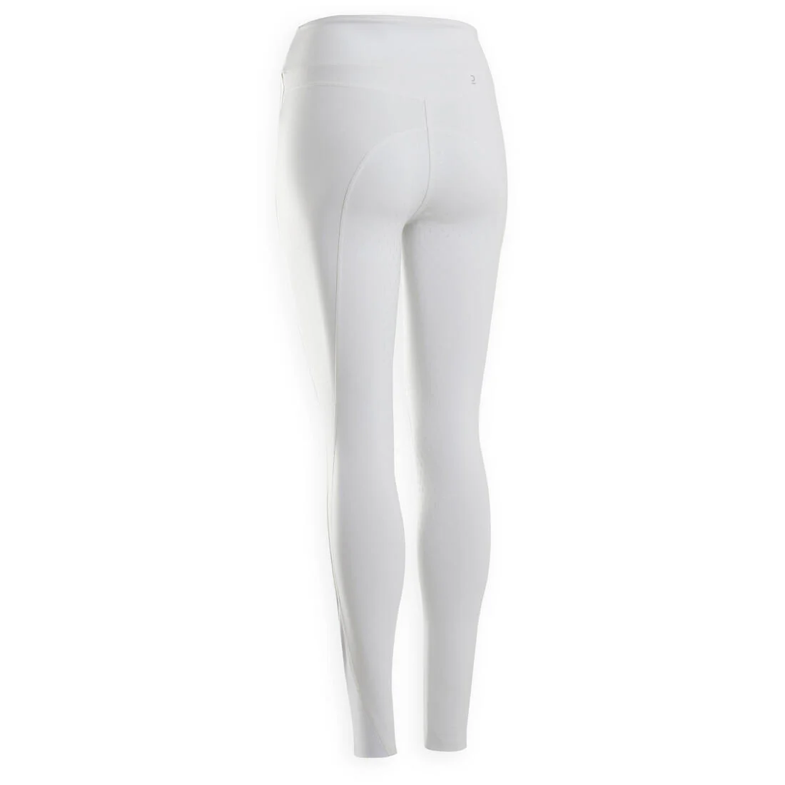 Leggings de equitación de competencia blancos para mujer 500 Fullgrip - Image 8