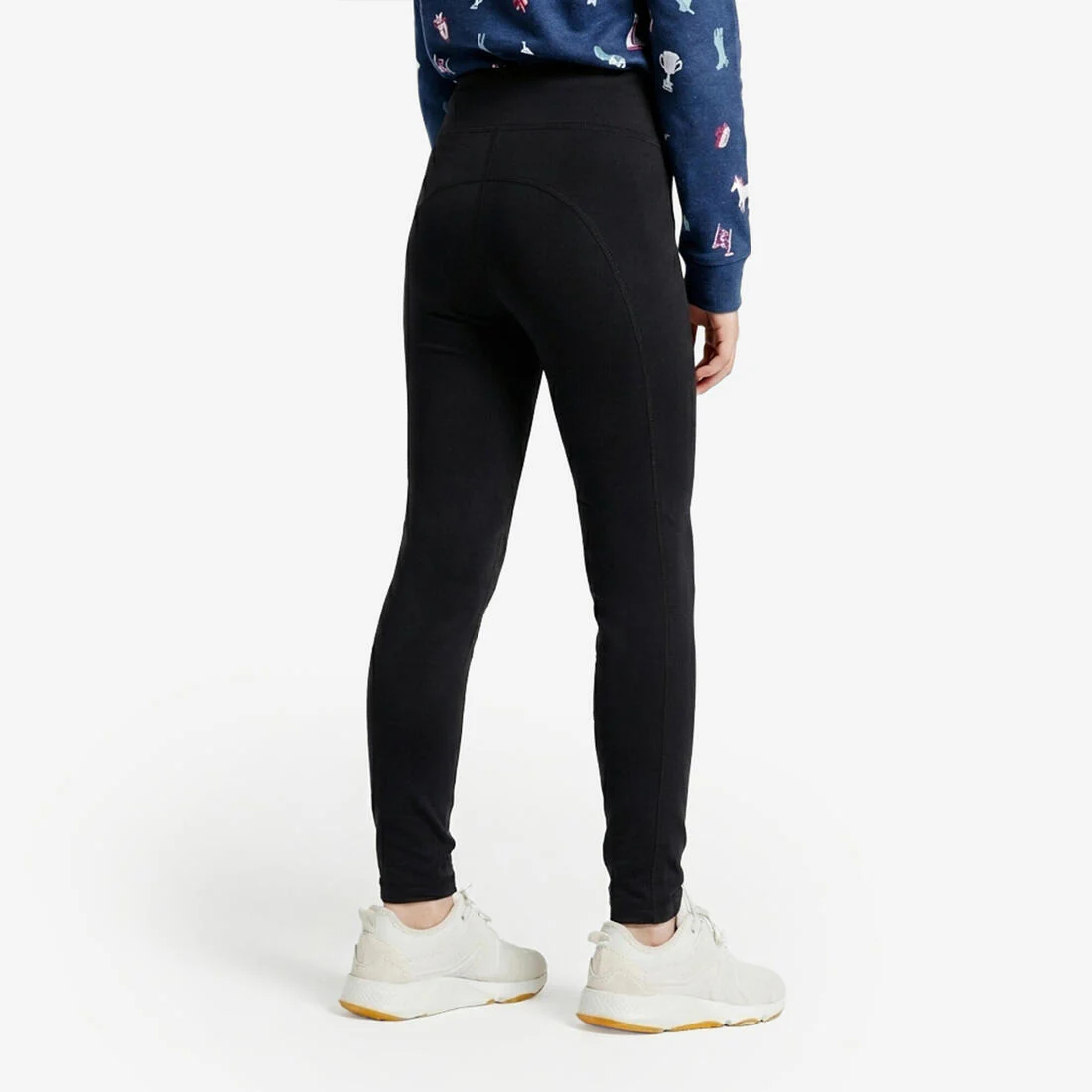 Leggings de equitación negros para niños 100 - Image 2