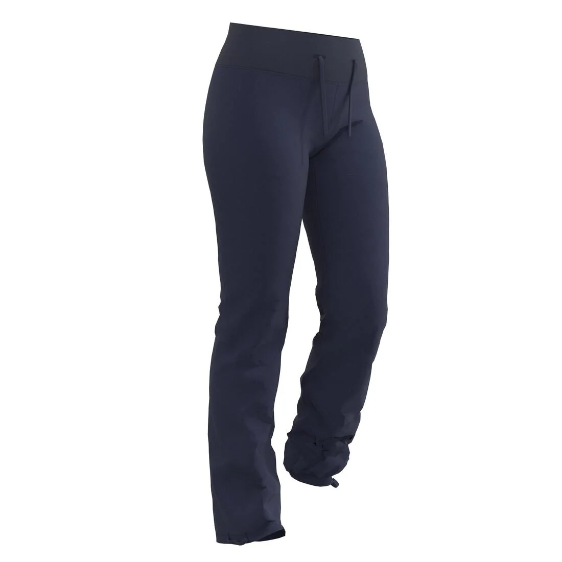 Leggings de fitness bajos ajustables negros para mujer Confort 500 - Image 11