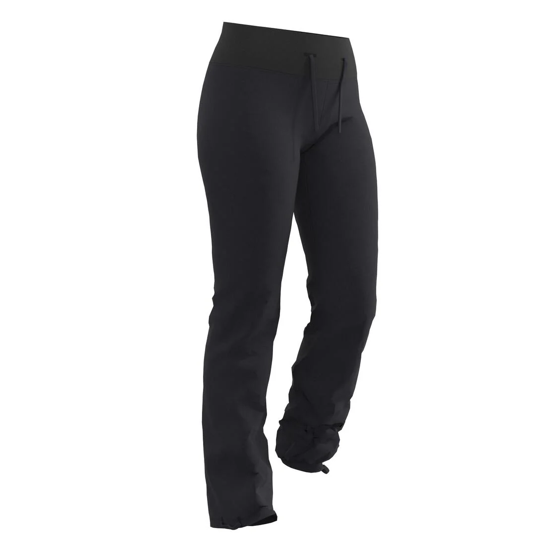 Leggings de fitness bajos ajustables negros para mujer Confort 500 - Image 24