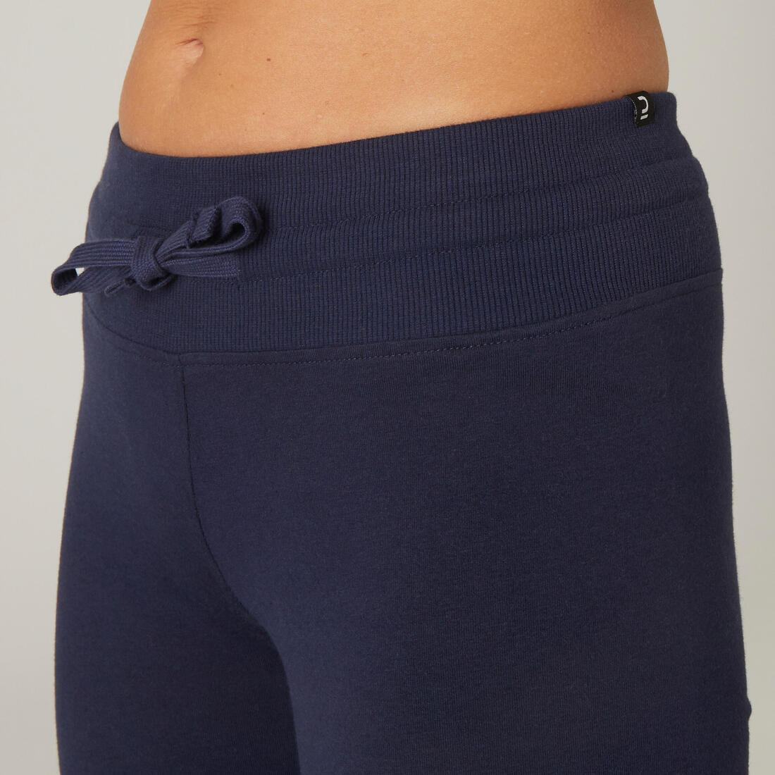 Leggings de fitness bajos ajustables negros para mujer Confort 500 - Image 25
