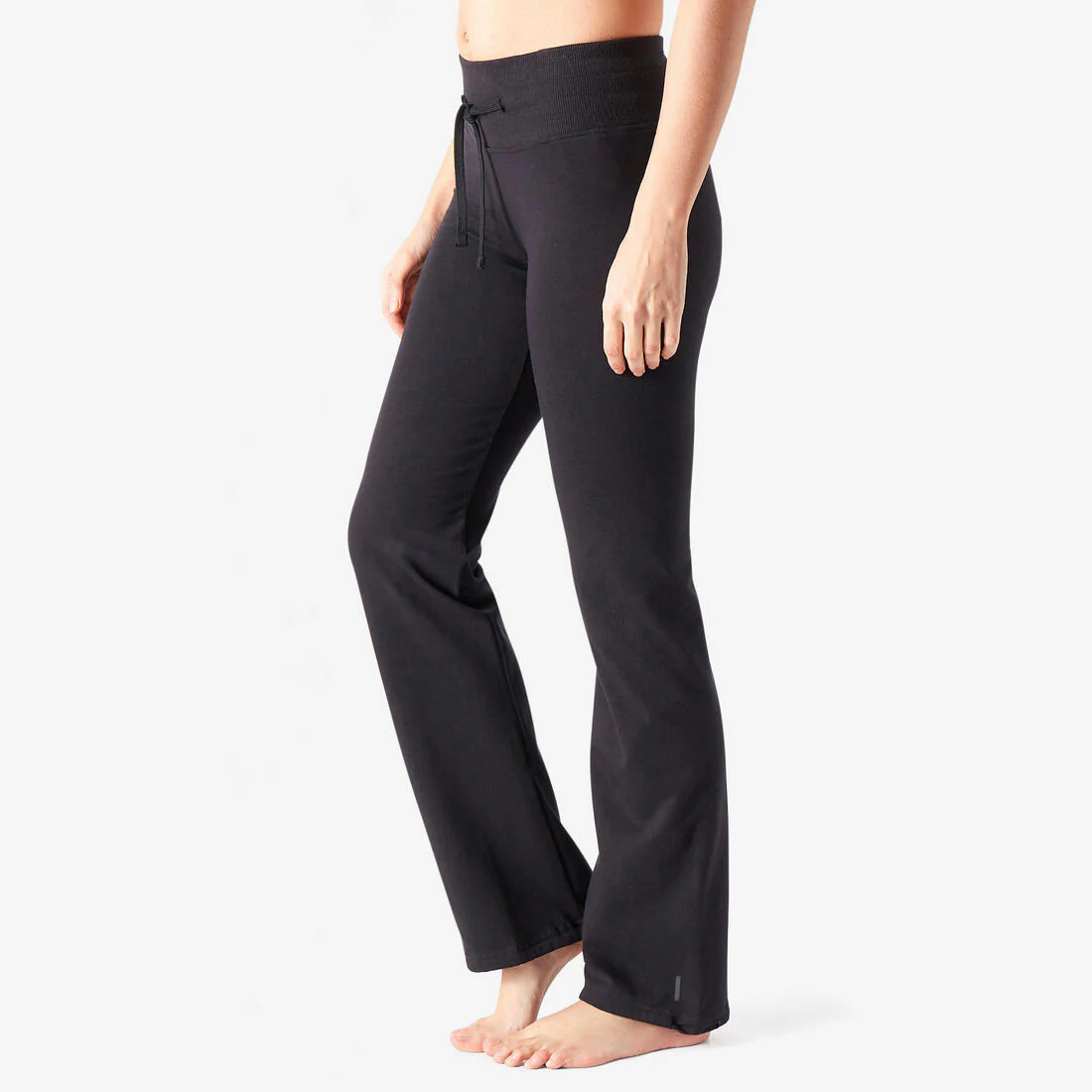 Leggings de fitness bajos ajustables negros para mujer Confort 500 - Image 28