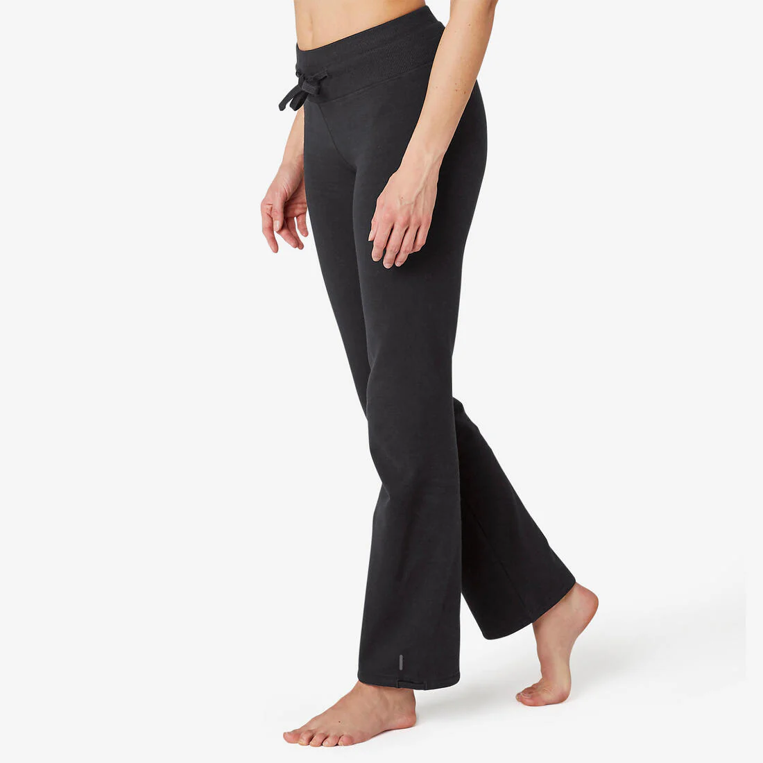 Leggings de fitness bajos ajustables negros para mujer Confort 500 - Image 32