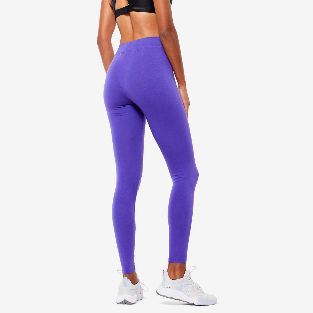 Leggings de fitness de corte slim grises para mujer 500 Fit+ - Image 16