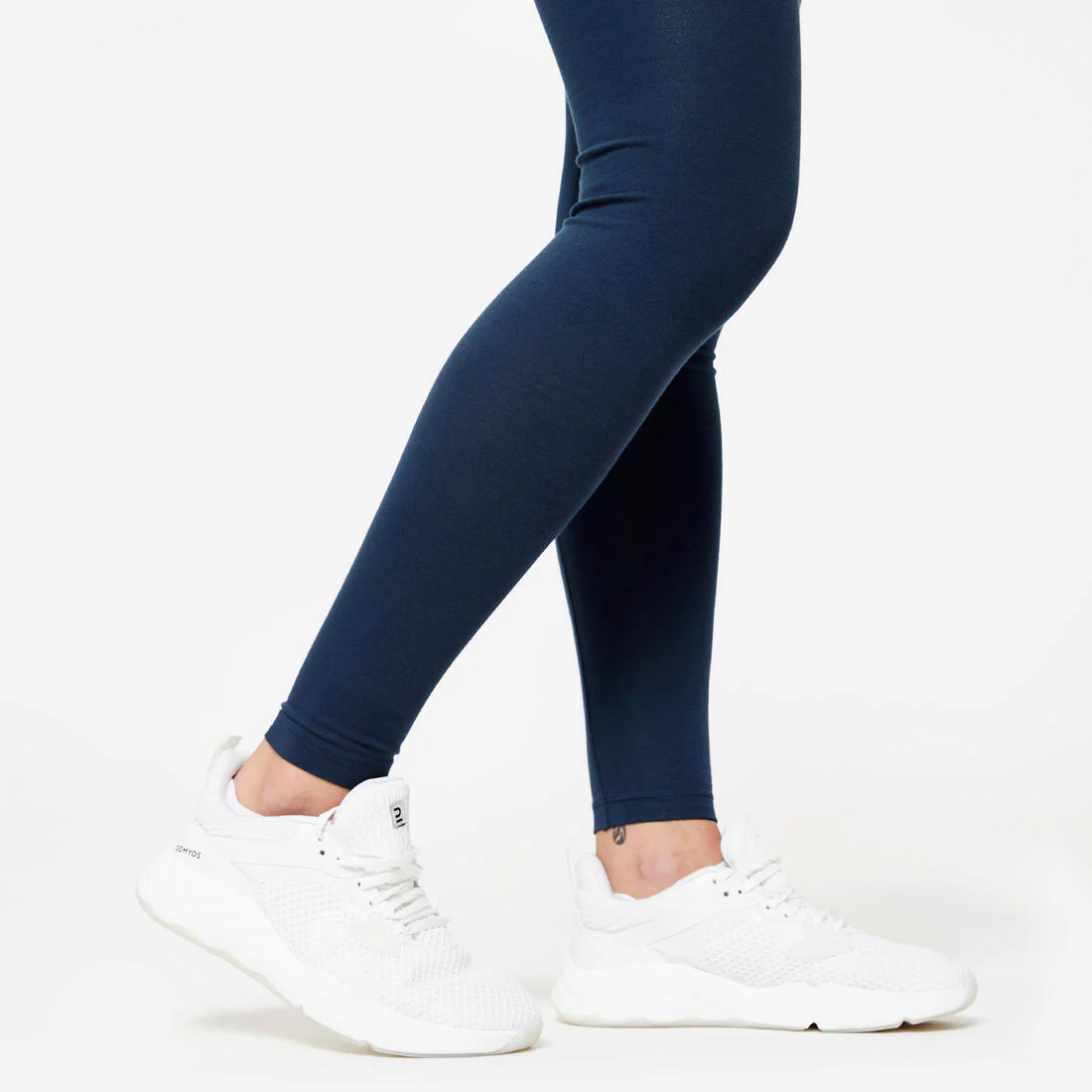 Leggings de fitness de corte slim grises para mujer 500 Fit+ - Image 22