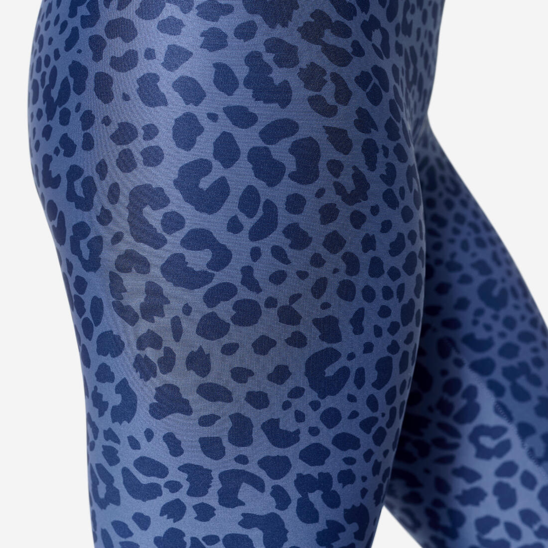 Leggings de fitness de tiro alto gris jaspeado con estampado para mujer - Image 14