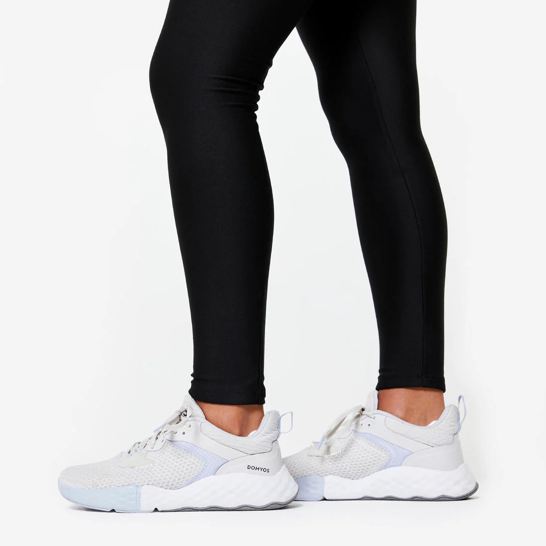 Leggings de fitness de tiro alto negro humo para mujer - Image 14