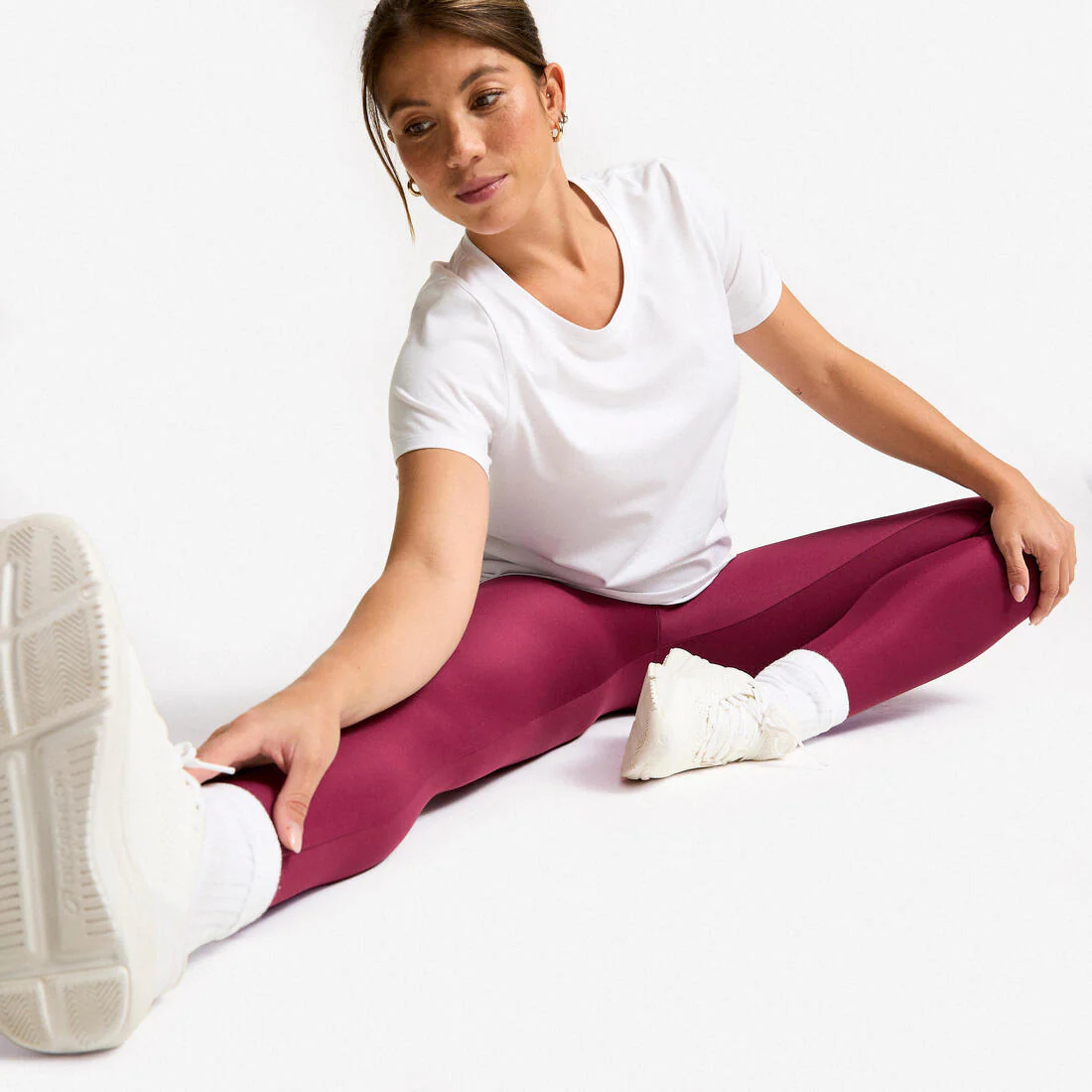 Leggings de fitness de tiro alto negro humo para mujer - Image 18