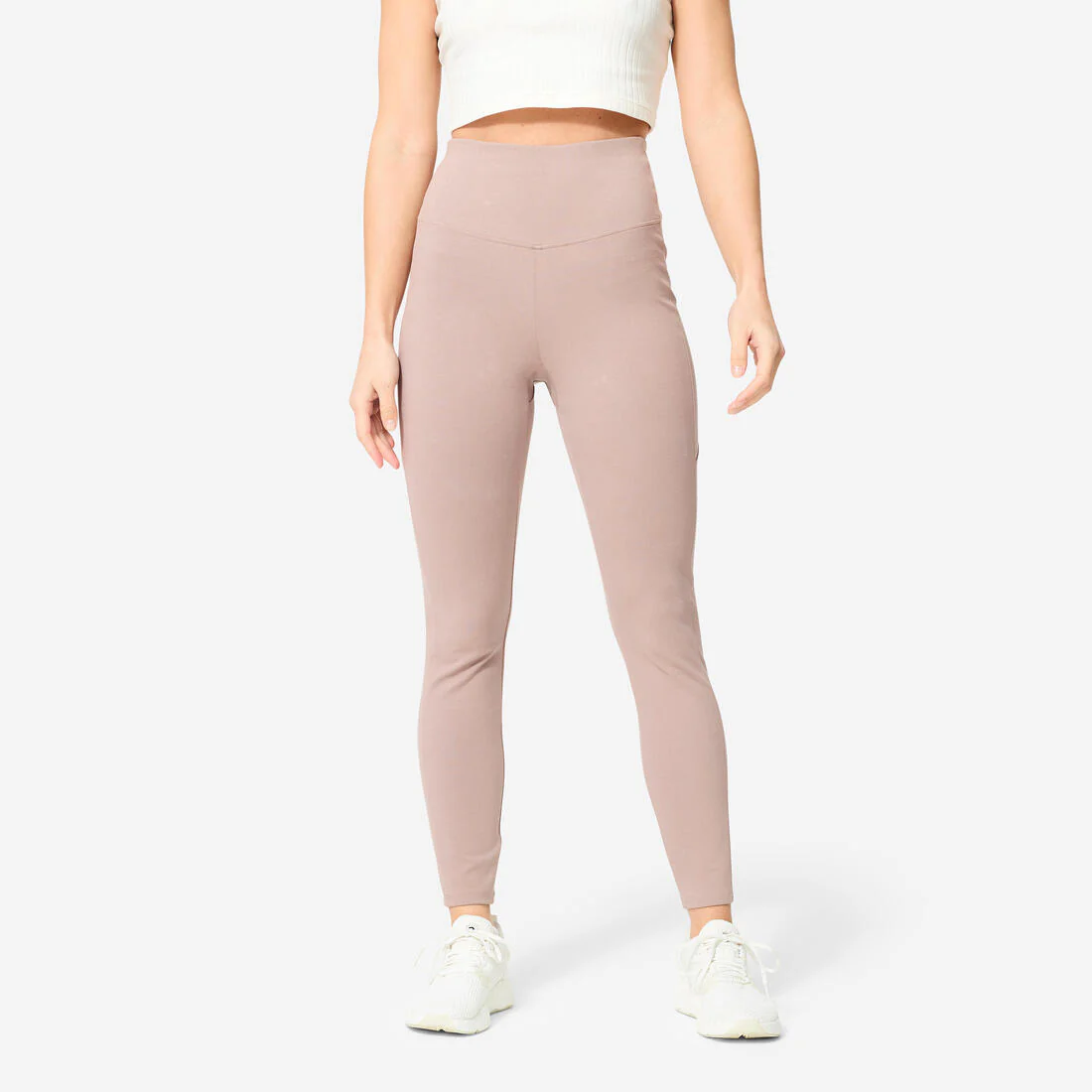 Leggings de fitness de tiro alto negros para mujer