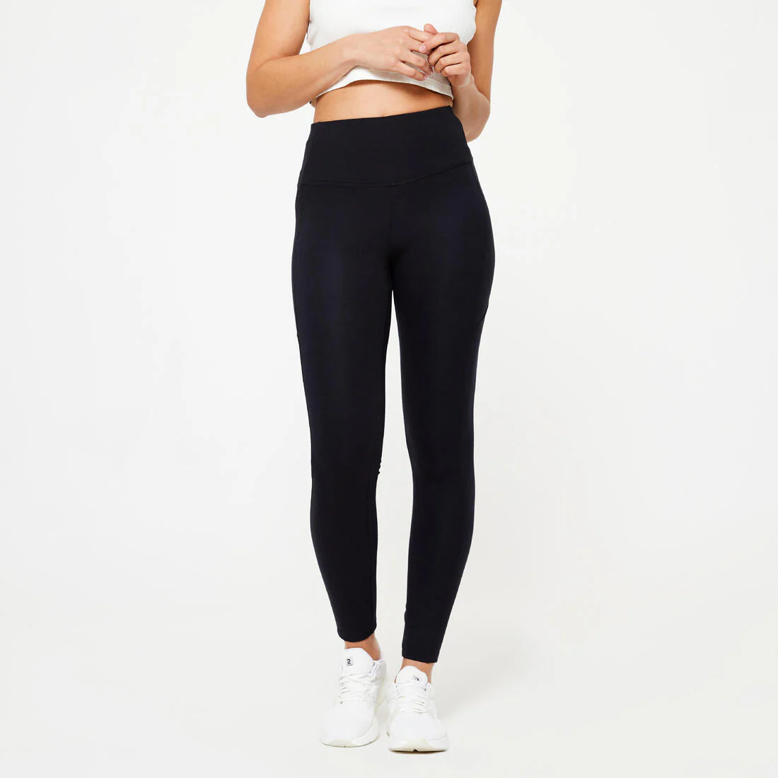 Leggings de fitness de tiro alto negros para mujer - Image 2