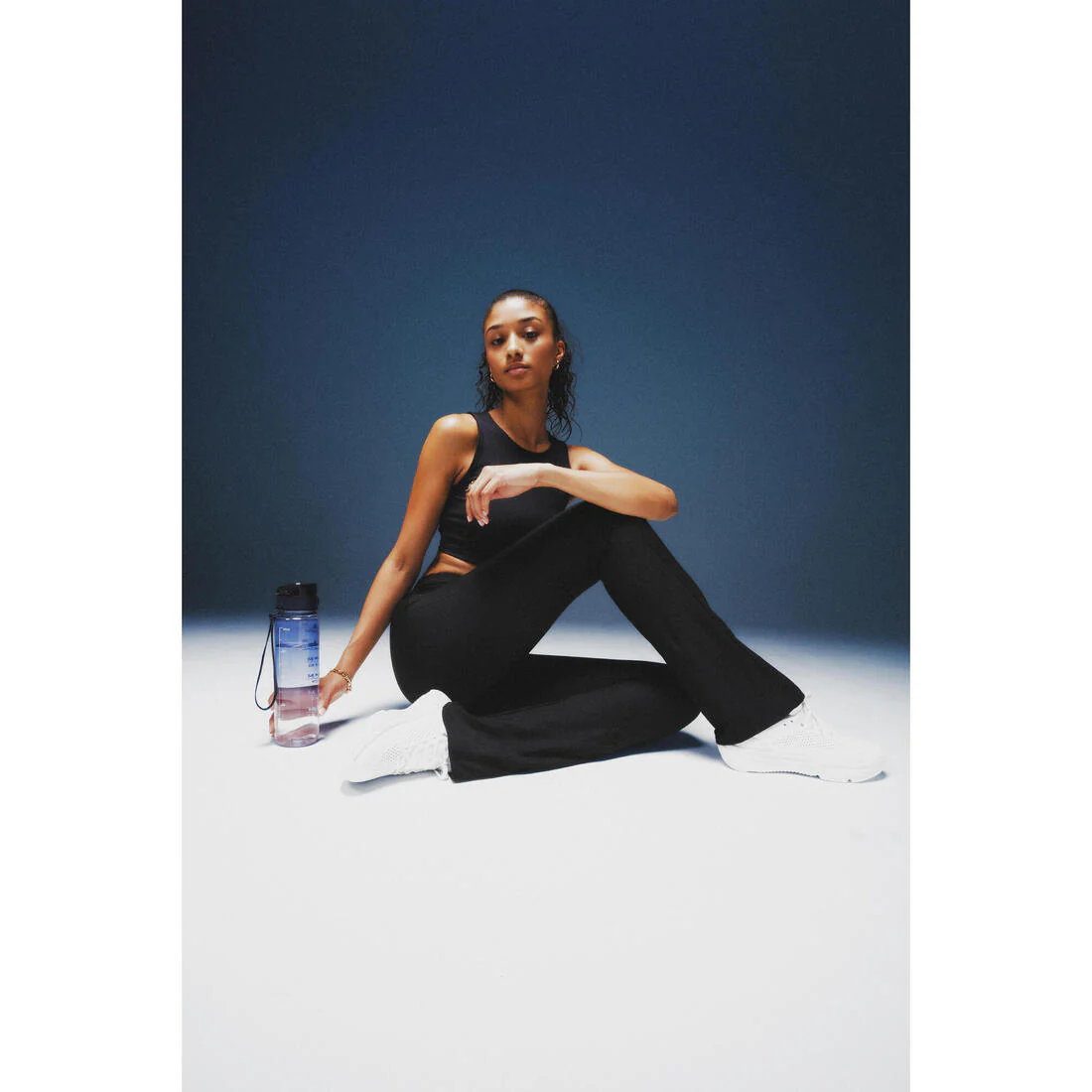 Leggings de fitness rectos negros para mujer - Image 19