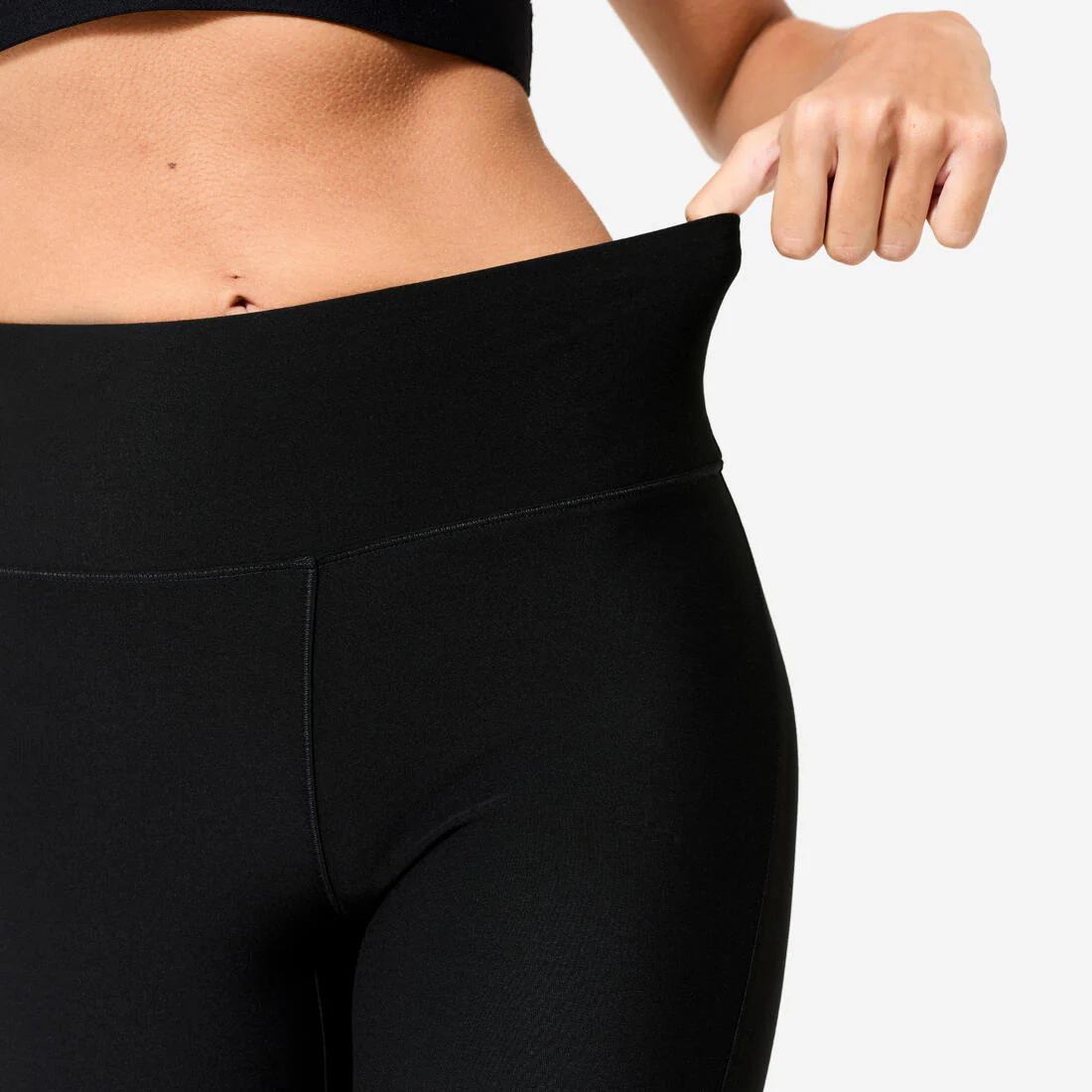 Leggings de fitness rectos negros para mujer - Image 5