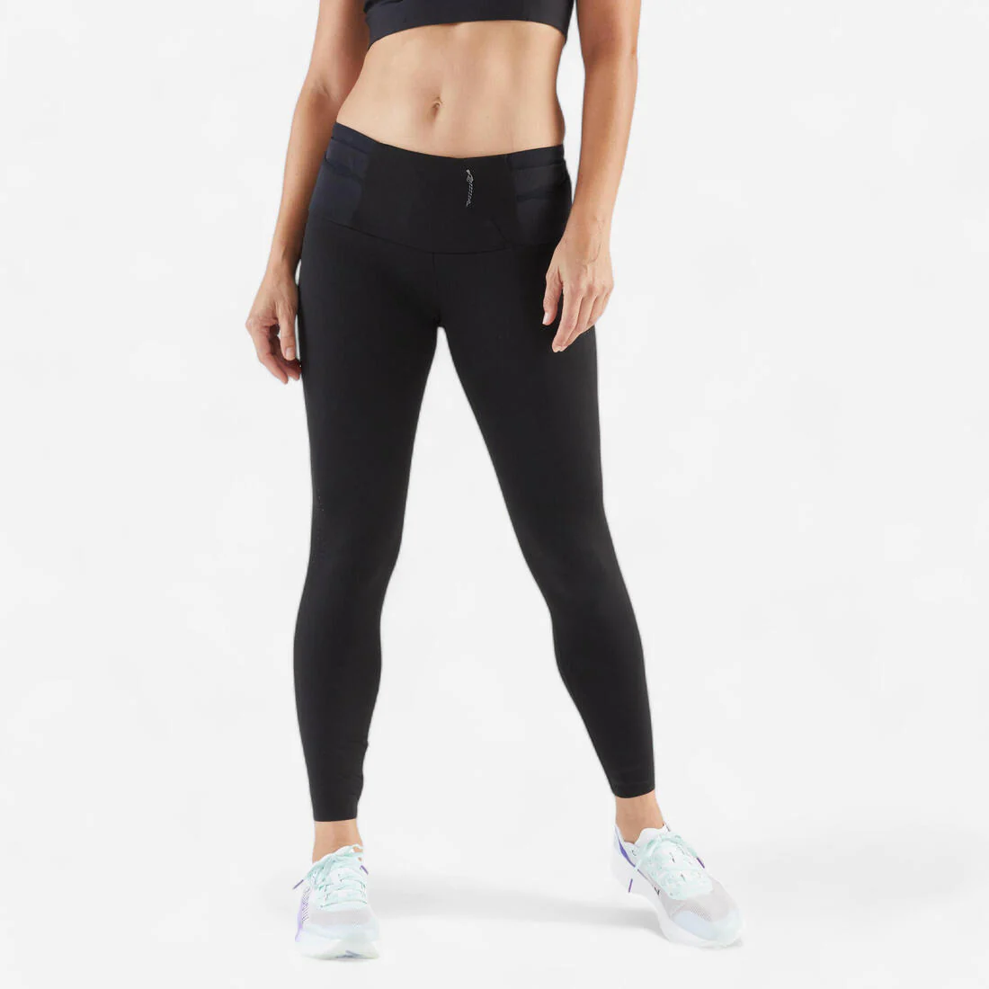 Leggings de running y trail negros para mujer Kiprun Run 900 Light