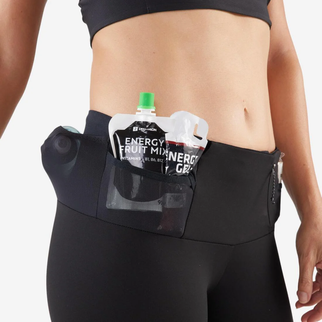 Leggings de running y trail negros para mujer Kiprun Run 900 Light - Image 4