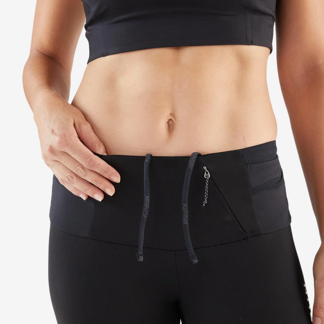 Leggings de running y trail negros para mujer Kiprun Run 900 Light - Image 9