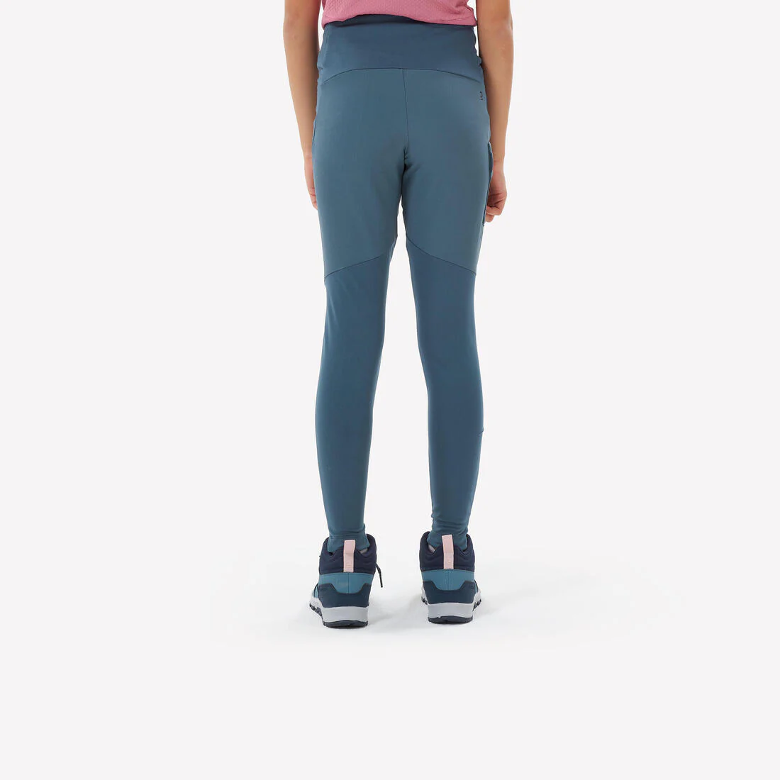 Leggings de senderismo azules para niños de 7 a 15 años MH500 - Image 3