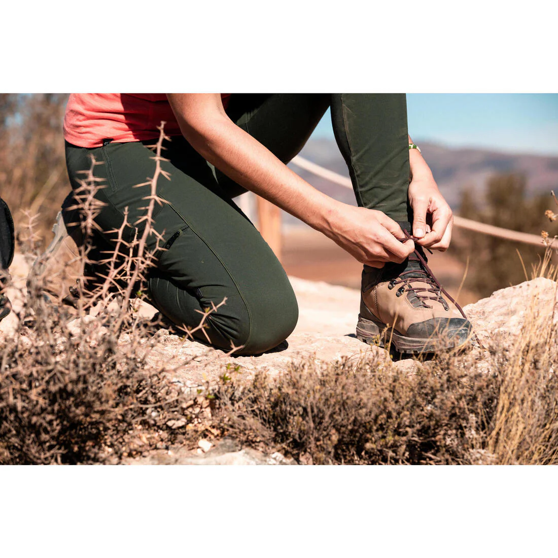 Leggings de viaje de trekking resistentes para mujer Travel 500 - Image 17
