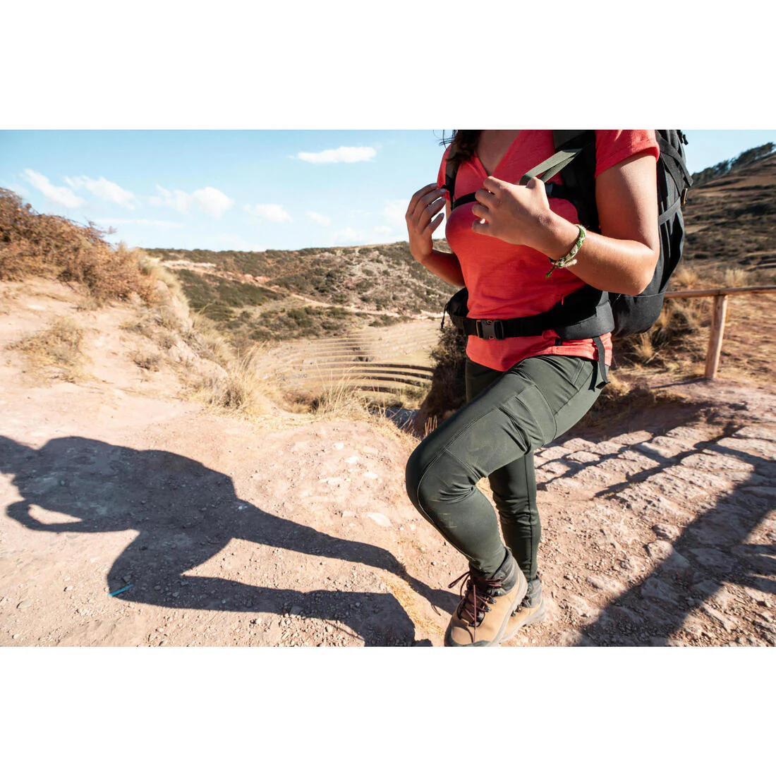 Leggings de viaje de trekking resistentes para mujer Travel 500 - Image 19