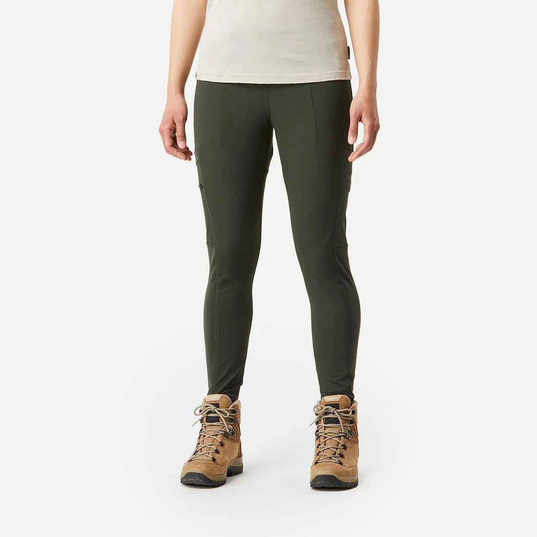 Leggings de viaje de trekking resistentes para mujer Travel 500 - Image 2