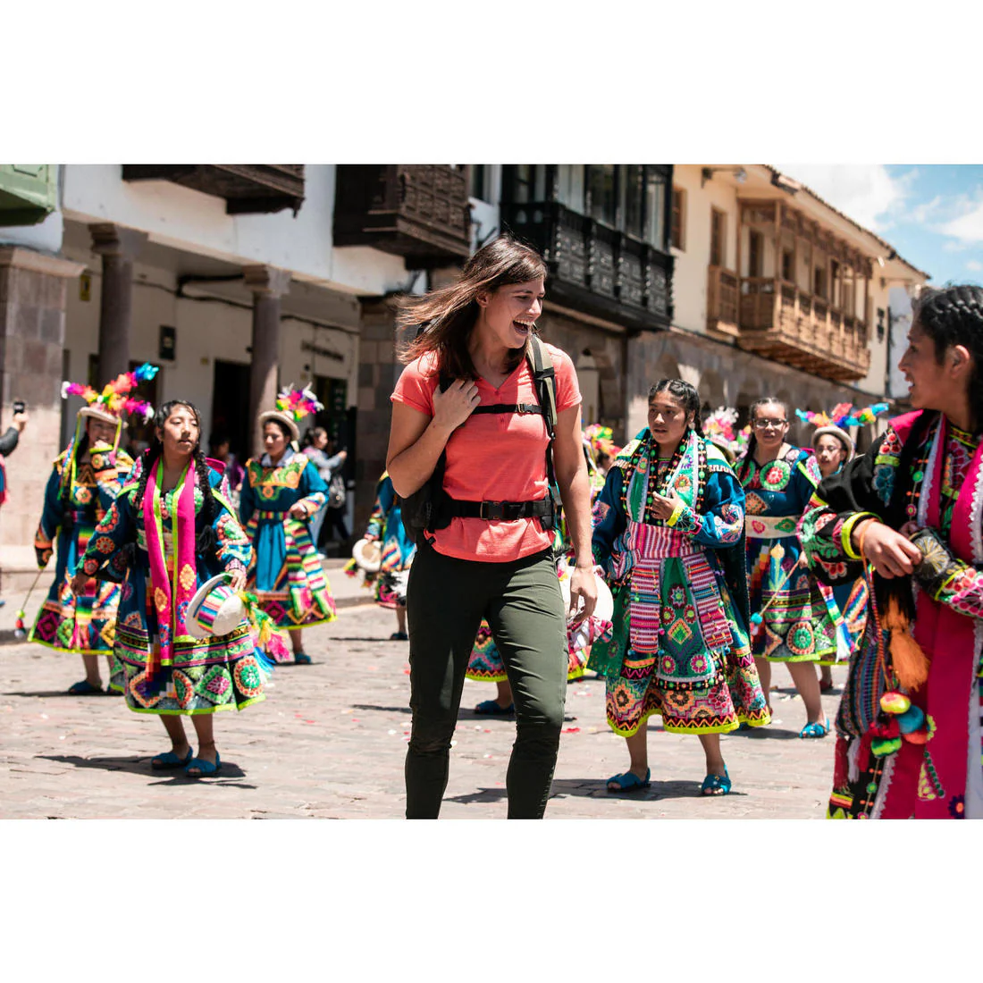 Leggings de viaje de trekking resistentes para mujer Travel 500 - Image 23