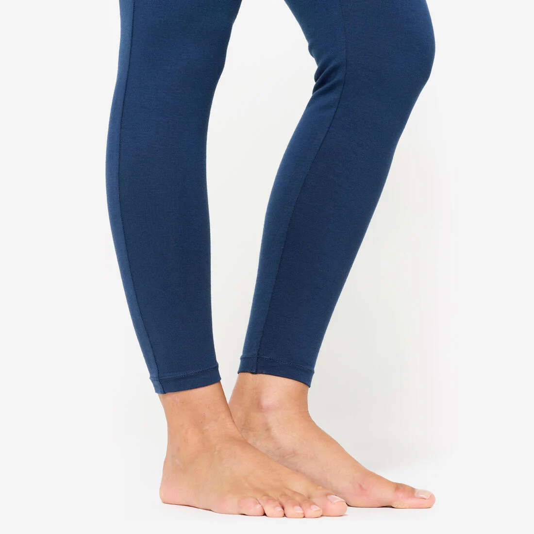 Leggings de yoga suave de tiro alto azul marino para mujer - Image 5