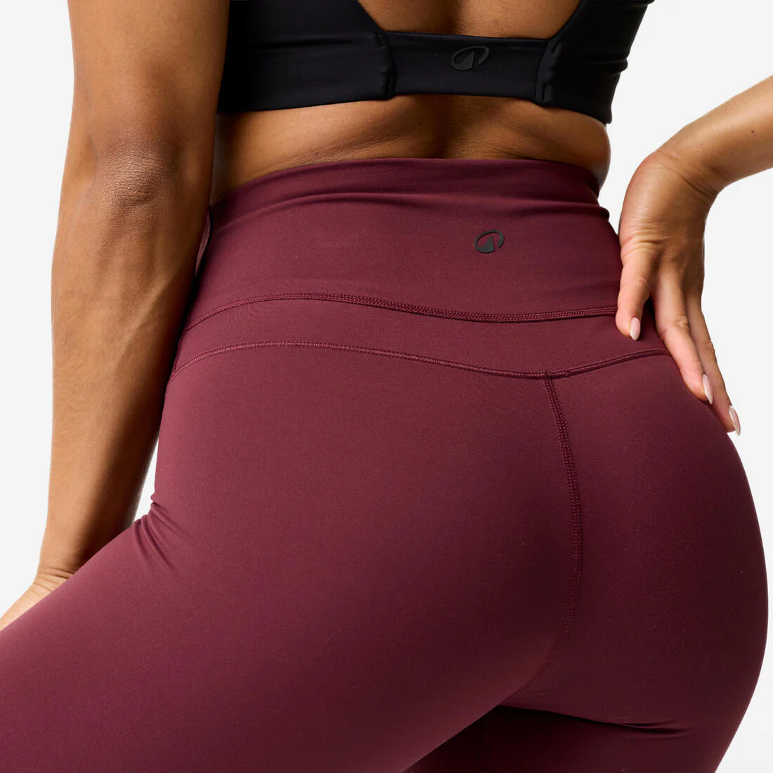 Leggings deportivos antiabrasión violetas para mujer - Image 3