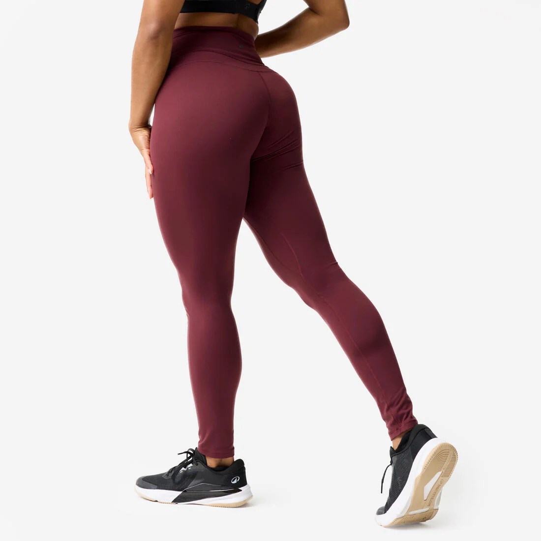 Leggings deportivos antiabrasión violetas para mujer - Image 5