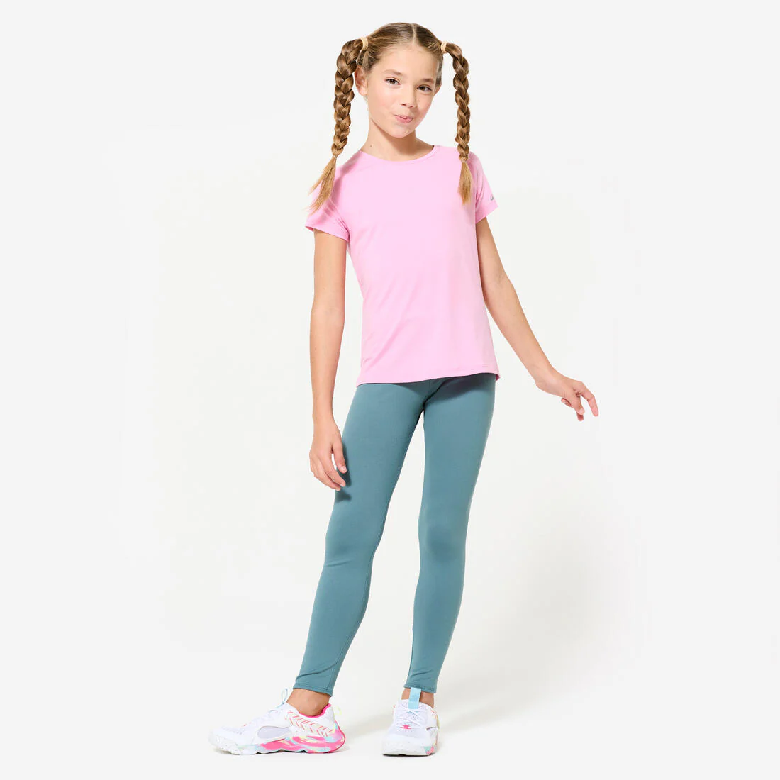 Leggings deportivos cálidos y transpirables negros para niños - Image 4