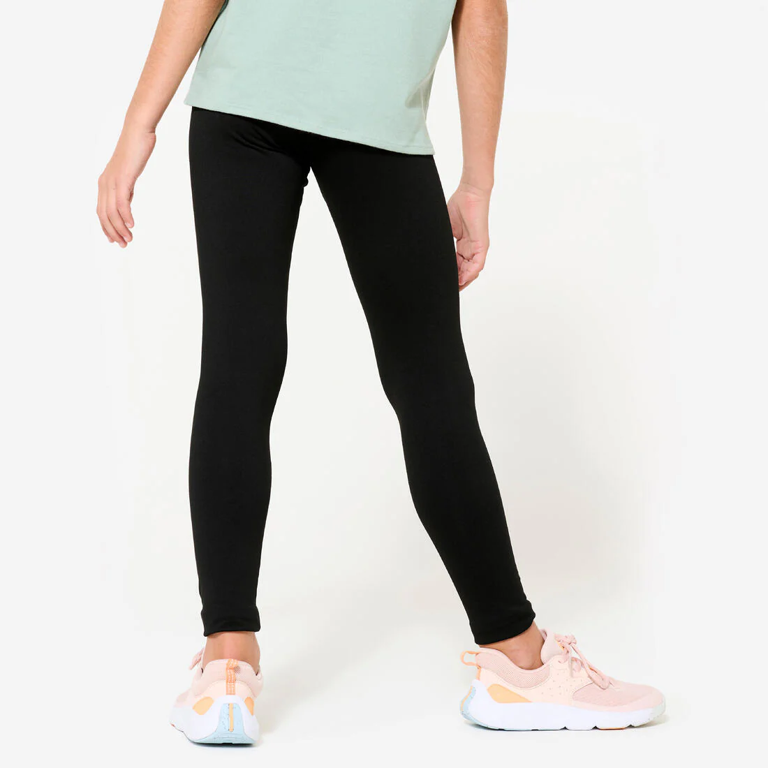 Leggings deportivos cálidos y transpirables negros para niños - Image 8