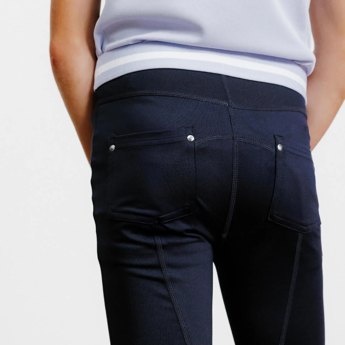 Leggings Equitación Azul Marino Turquesa Ligeros niños 100 - Image 10