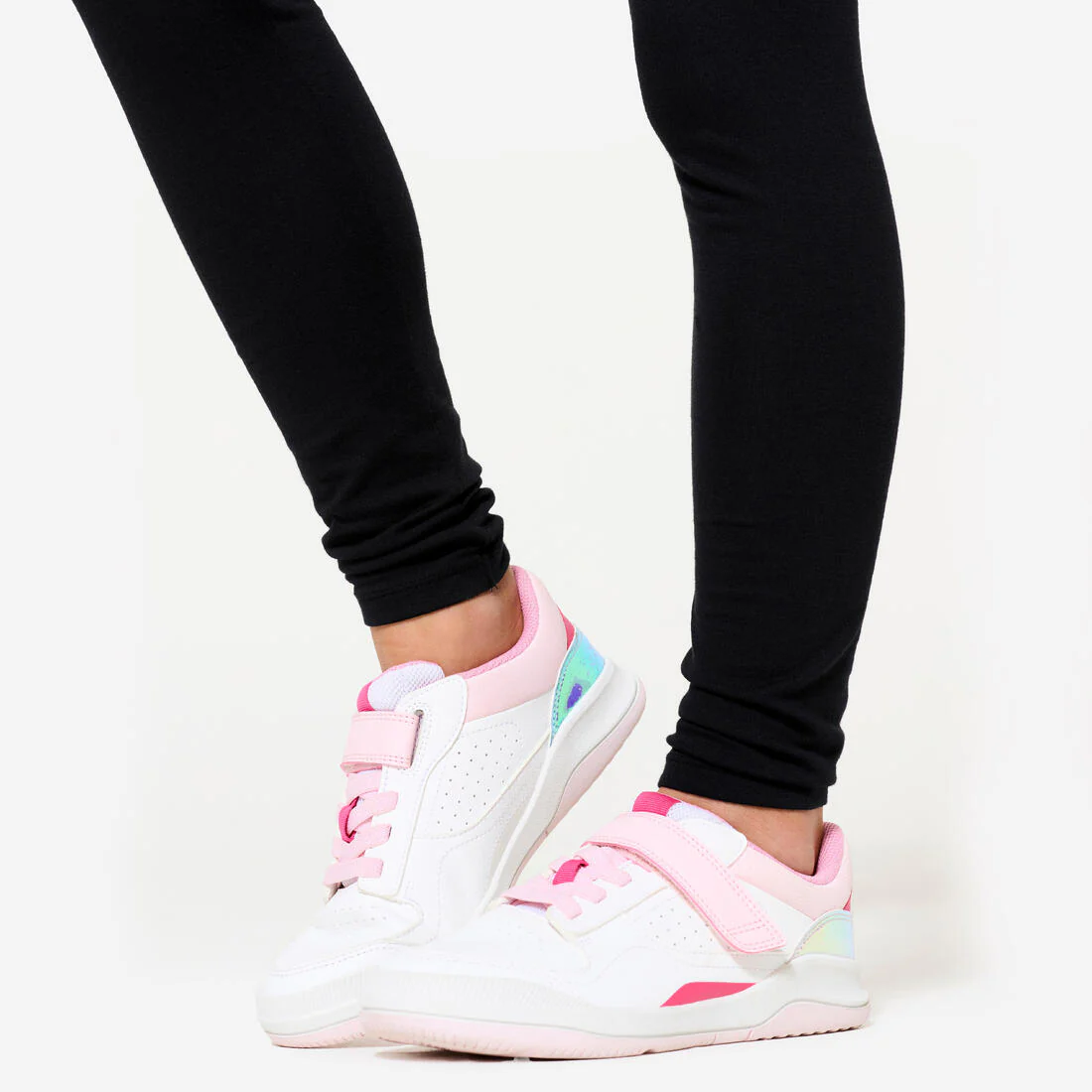 Leggings mallas gimnasia deportiva Niños Domyos 100 Negro - Image 3