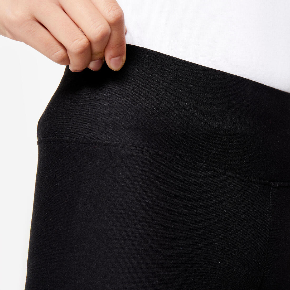 Leggings transpirables de tiro alto negros para niña - Image 5