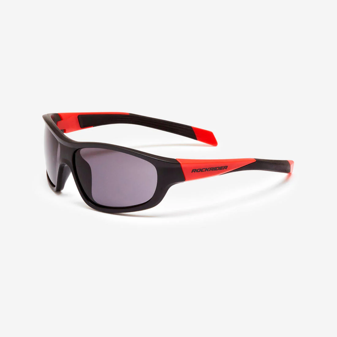 Lentes de ciclismo negros con rojo categoría 3 para niños