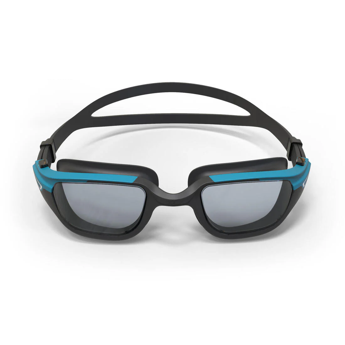 Lentes de natación con cristales polarizados talla grande negro con azul Spirit - Image 3