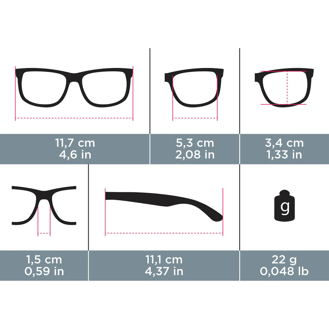 Lentes de sol de senderismo - MH T500 - júnior 6-10 años - categoría 4 - Image 14