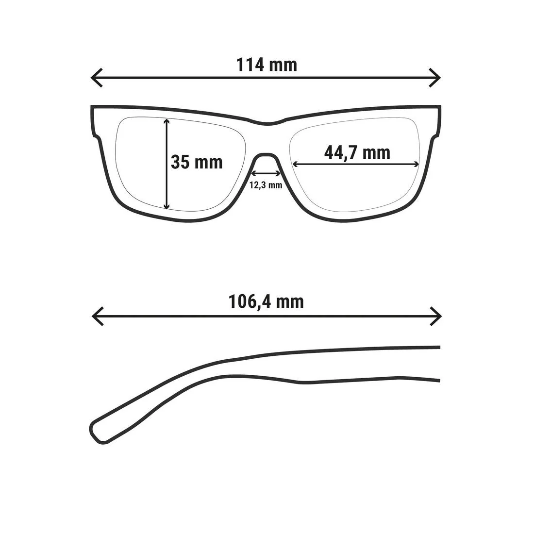 Lentes de sol para senderismo de categoría 3 caqui para niños 2-4 años MH B140 - Image 14