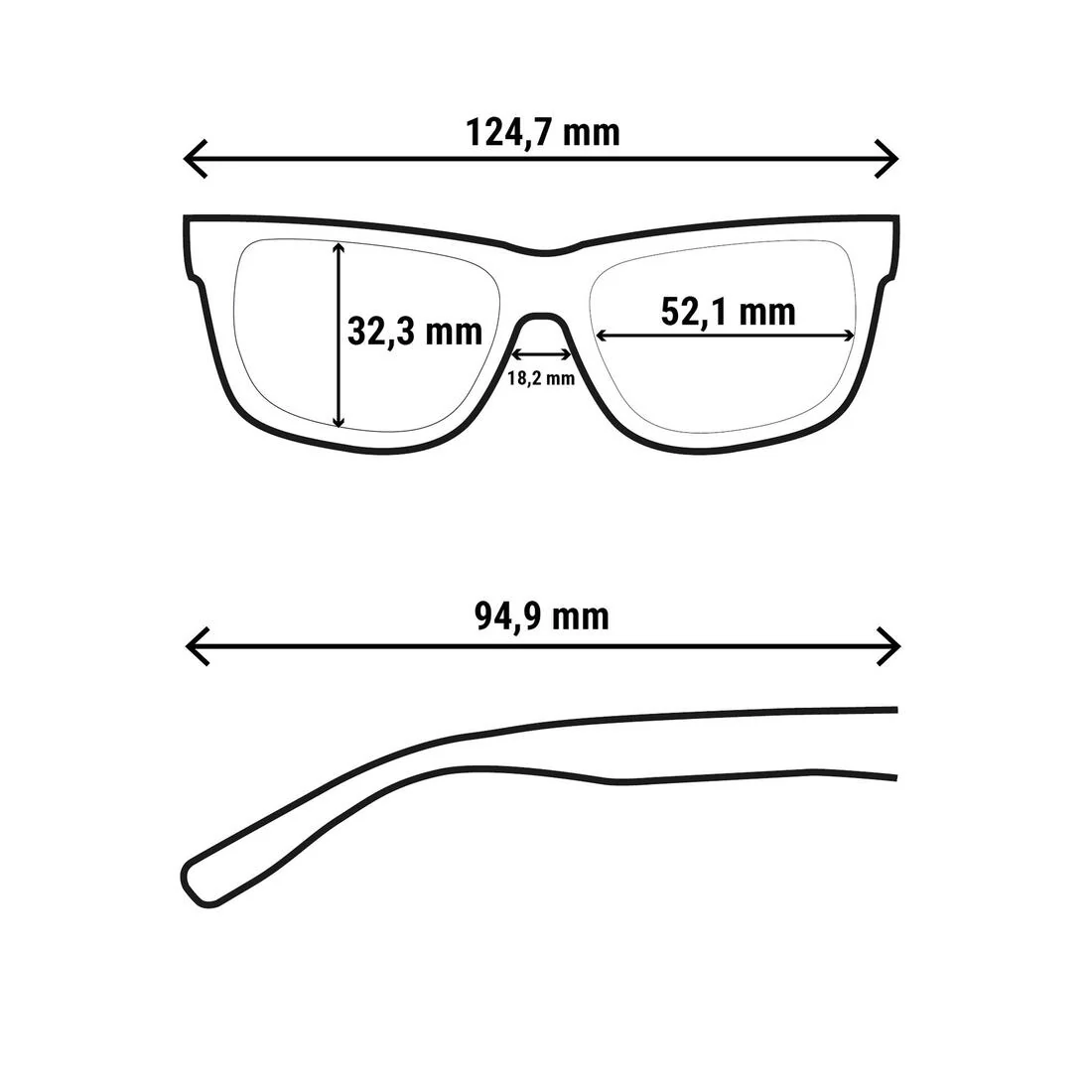 Lentes de sol para senderismo - MH K500 - niños 4-6 años - categoría 4 - Image 44