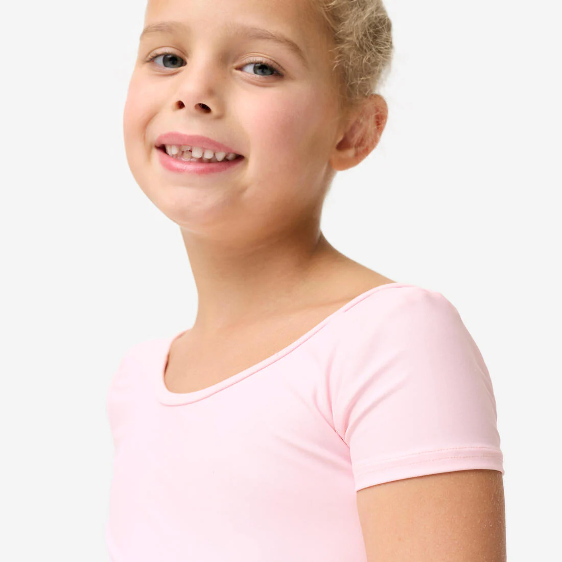 Leotardo falda de danza clásica rosa para niña - Image 3