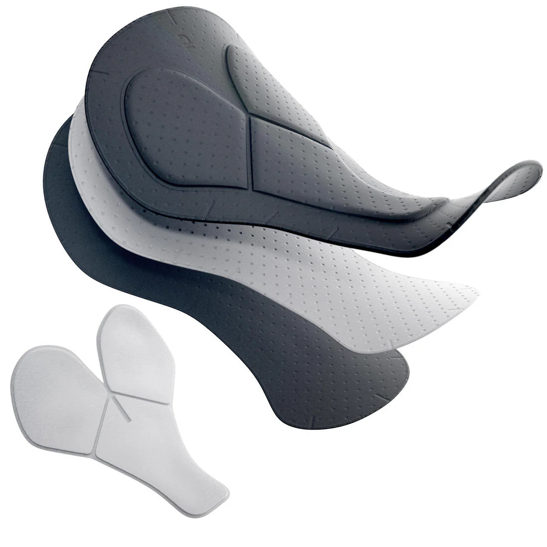 Licra de ciclismo de carretera negro con coral para mujer Discover 500 - Image 15
