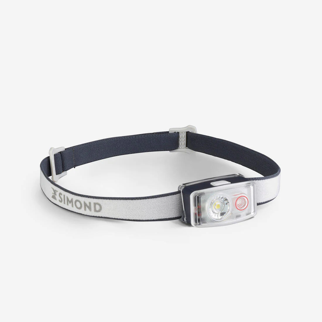 Linterna frontal de trekking recargable de 150 lúmenes gris con USB-C UL500