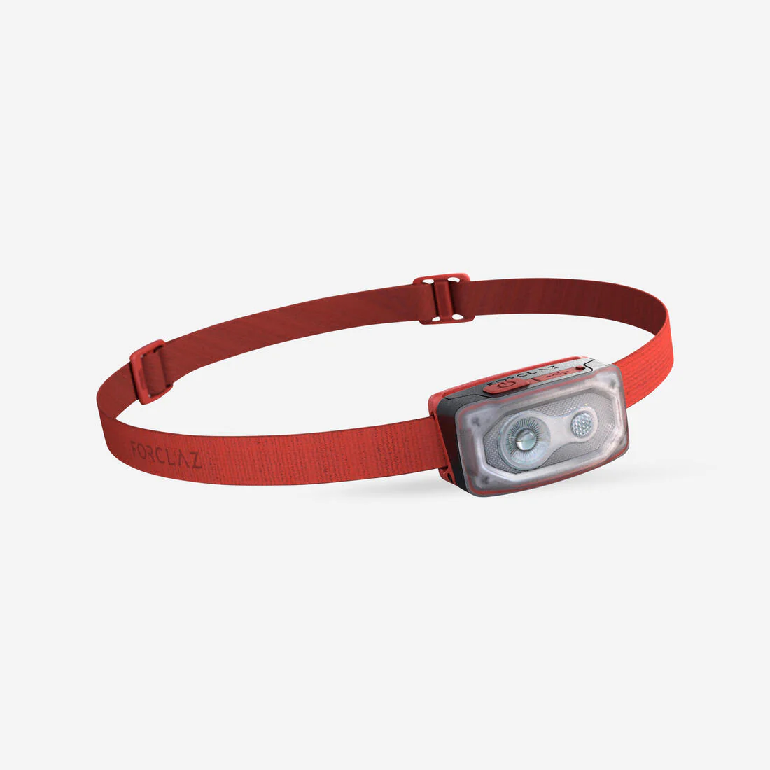 Linterna frontal de vivac recargable - VIVAC 500 USB roja - 100 lúmenes